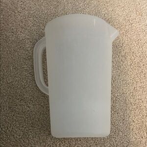 Frosted White Pitcher